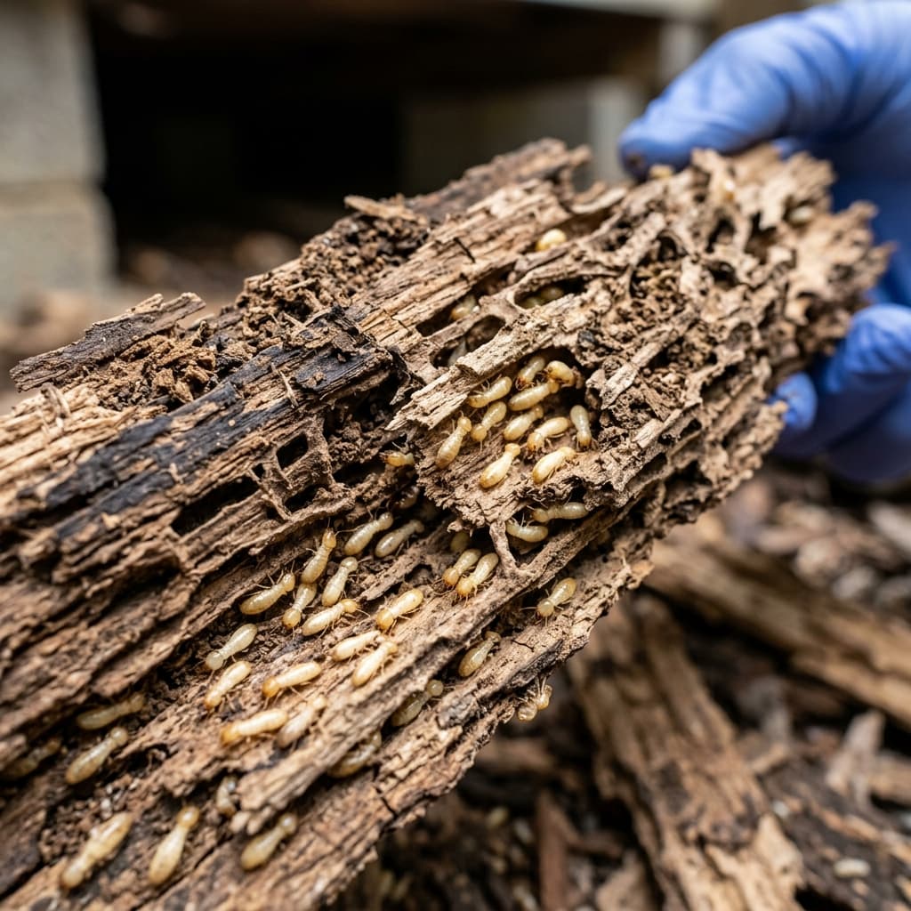 Termite control drilling